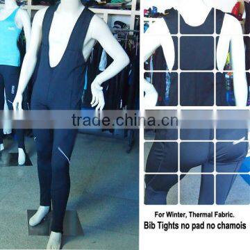 thermal men's bib tights no pad