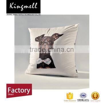 Creative Dog Digital Printed Linen Throw Cover Sofa Pillow Case Cover photo-4