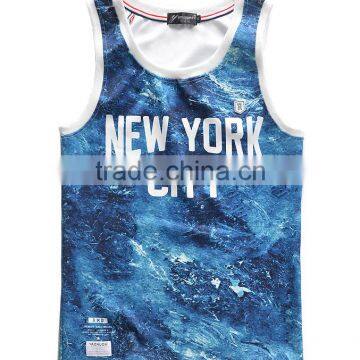 Cheaper Price Cotton All Over Print Tank Top