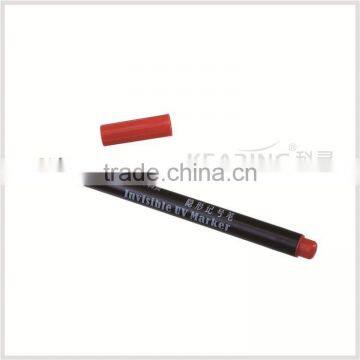 Kearing brand permanent invisible ink UV marker, red ink only visible under UV light for sewing secret marking #UVP10-R