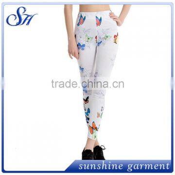 KX023 Women's Novelty Leggings With Milky Silk 92%polyester 2017 photo-2