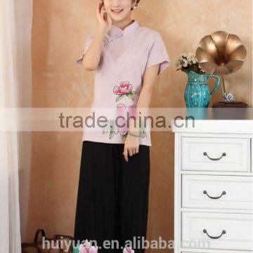 2014 newest woman hotel uniform design / working wear