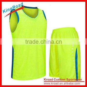 Kroad 100%polyester youth basketball uniforms