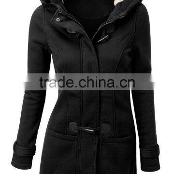 Winter Jacket Women Hooded Winter Coat Fashion Autumn Women Parka Horn Button Coats 2016 photo-4
