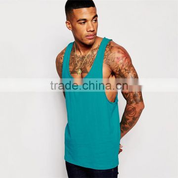 Mens tank top gym grey textured slim fit vest tank top gym men