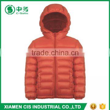 New Design Multi Color Ultra Light Hooded Unisex Children Winter Down Jacket photo-2