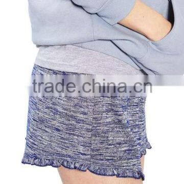 MGOO Newest Hot Sexy Girls Short Pants Angled Hemlines With Ruffle Trim Women Sport Wear Running Shorts photo-6