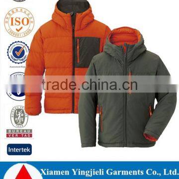 High Quality Cutsom Fashion Kids Reversible Down Jacket For A/W 2016