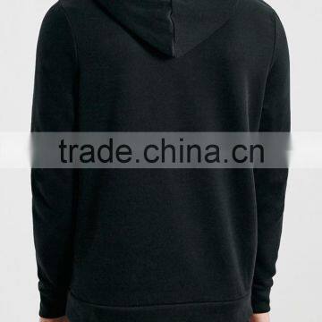 Bulk Black Plain Custom Classic Style Muscle Fit Hoodies for Men photo-2