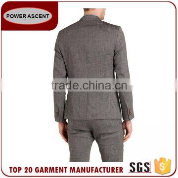 2017 Hot New Products Patch Pocket Fashion Polyester Viscose New Design Business Men Suit Custom photo-6