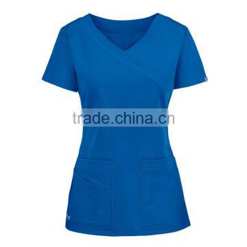 Hospital Doctor Nurse Tops Woman&Man Short-sleeve Medical Clothing Surgical Isolation Medical Uniform Scrub Tops photo-3