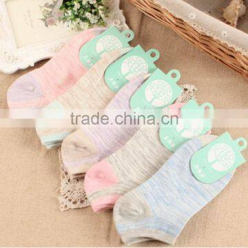Zm40571b Hot Sale Women Cotton Socks Ladies Fancy Low-cut Liners Socks photo-3
