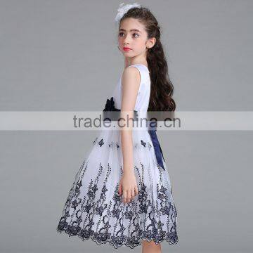 New Arrival Kids Embroidered Dress Latest Party Wear Dresses for Girls#L9056 photo-3