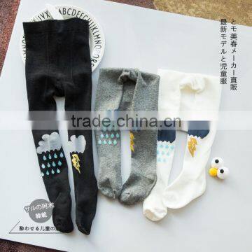 S33265W High Quality Tights Child Cartoon Rains Tights Cotton Newborn Baby Tights photo-2