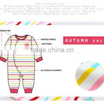 2017 Autumn Winter Soft Cotton Bodysuit Baby Clothes Wholesale photo-2
