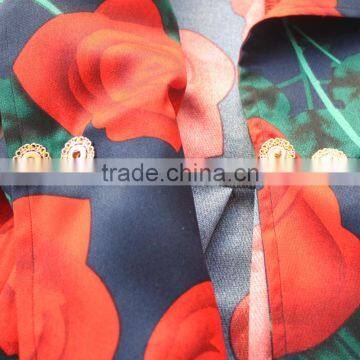 ShiJ 2016 New Design Rose Print Long Girls Kid Jacket photo-4