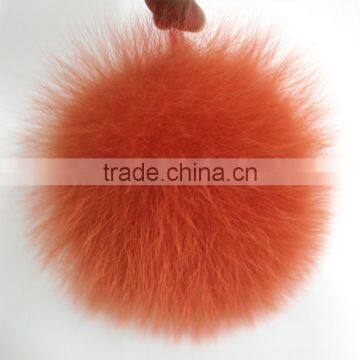 Myfur Customized High Quality Soft Fox Fur Ball Hat Accessory Pom Pom photo-3