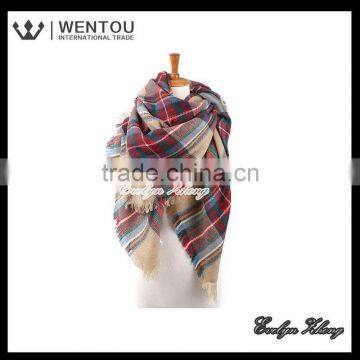 Fashionable Plaid Tartan Scarf