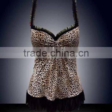 OEM leopard adult baby doll skirt lingerie Shantou Underwear