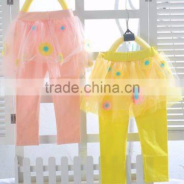 Wholesales Spring Cotton Printing Girls Children Elastic Leggings photo-4