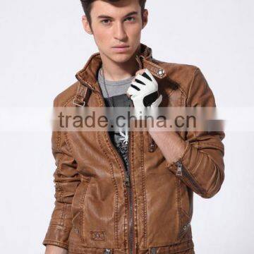 Early spring Newest design leather Man Pu jackets leather Motorcycle Jacket bulletproof leather jacket