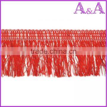 New Style 4.2cm Width Dark Pink Cotton Accessories Curtain Fringe for Decoration photo-3