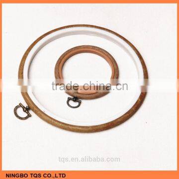 Wholesale Cross Stitch Accessory ABS Wooden Pattern Embroidery Hoops photo-4