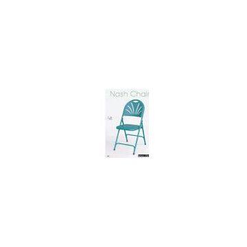 folding chair/plastic chair/metal chair/hotel chair/restaurant chair/indoor chair/Nash Chair