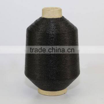 manufacturer black mx type metallic yarn for embroidery machine