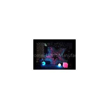 Wedding Celebrating Backdrop RGB LED Vision Curtain Pitch 15 cm in Pub DJ and Party