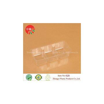 Clear Round Plastic Disposable Food Tray photo-3