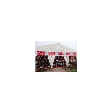 Winter Festival Camping Tent Aluminum Alloy Material With Ridge Rooftop