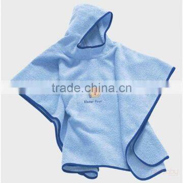 embroidery terry fabric baby towel with hood logo