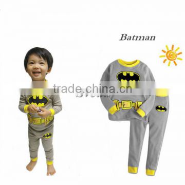 Wholesale Pajamas Superhero Pajamas for kids Children sleepwear cotton Christmas pajamas