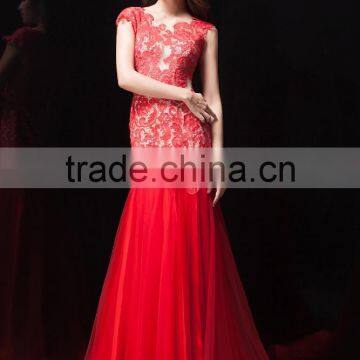 Prom Formal Evening Dress A-line V-neck Floor-length Satin Party dress P040