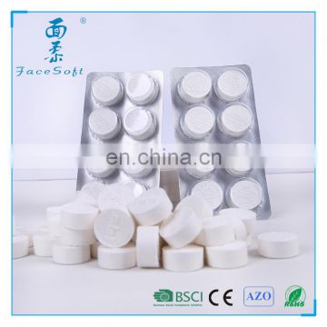 Pills case packing !Magic coin tissue Compressed nonwoven towels Disposable compressed wipes