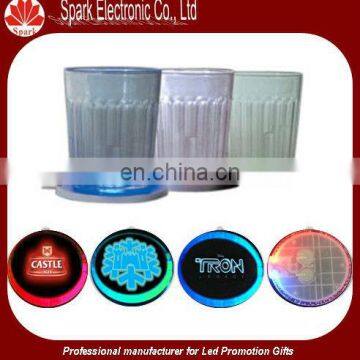 led glowing coaster,bar accessaries