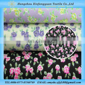 100 cotton printed fluorescence fabric for garment