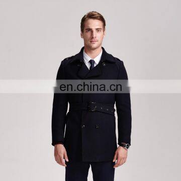 Latest Designs Fashion Eu Dress Cashmere Woollen Men Jacket Long Bouble Beasted