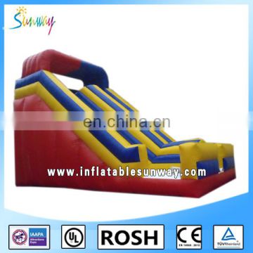 SUNWAY children Best sale cheap inflatable water slides/ giant inflatable water slide for adult