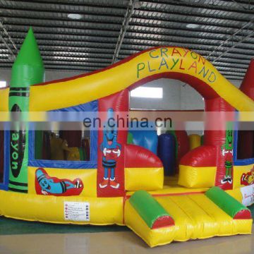 inflatable crayon fun city amusement