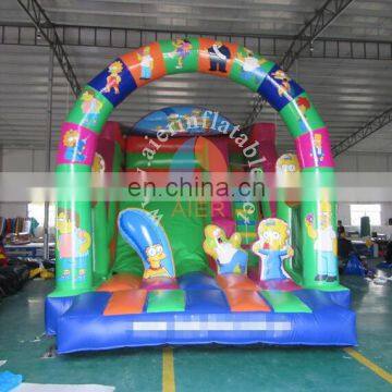 Kids Birthday Party Inflatable Street Dry Slide