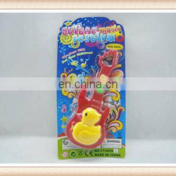 plastic sweet candy toys,kids mini duck guitar toy