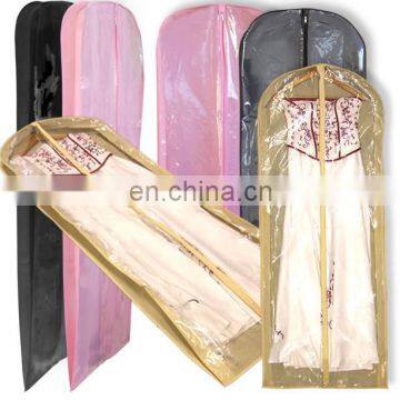 Transparent pvc Clear Plastic bags for wedding dress evening dress garment bags