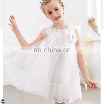 T-GD034 Sweet Party Handmade Flower Girl Gossamer Wedding Dress