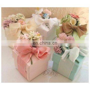 Flower Bouquet Favor Box with Candy or Tea