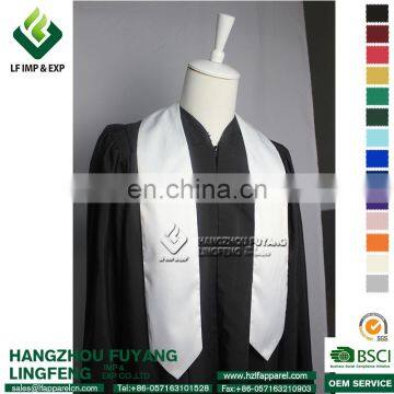 White Plain Graduation Stoles Wholesale