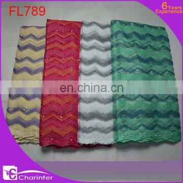Free Shipping French Beaded Lace Fabric Italian Lace Fabric Bridal Lace Fabrics photo-5
