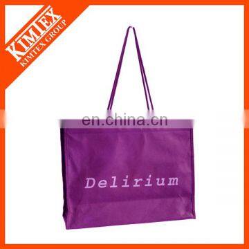 Foldable printed logo shopping custom made plastic bags