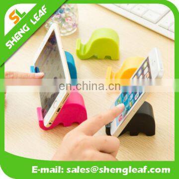 silicone rubber Elephant shape mobile phone holder support phone